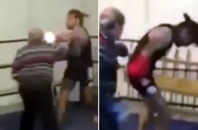 “Eskiden bende boksördüm” diyen yaşlı adamı tiye alan genç, hayatının şokunu yaşadı