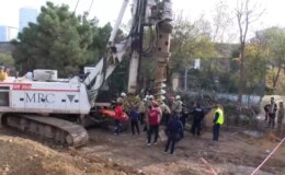 Kadıköy’de inşaat şantiyesinde işçi çukura düşerek yaralandı