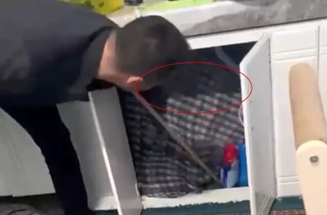 Firari hükümlü mutfak dolabında yakalandı