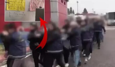 Fuhuş operasyonunda duvardaki yazılar şoke etti