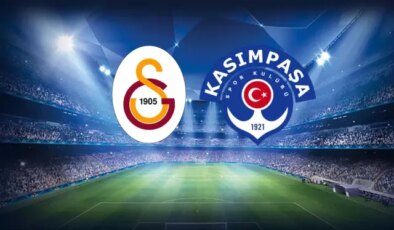 Galatasaray-Kasımpaşa maçının ilk 11’leri belli oldu