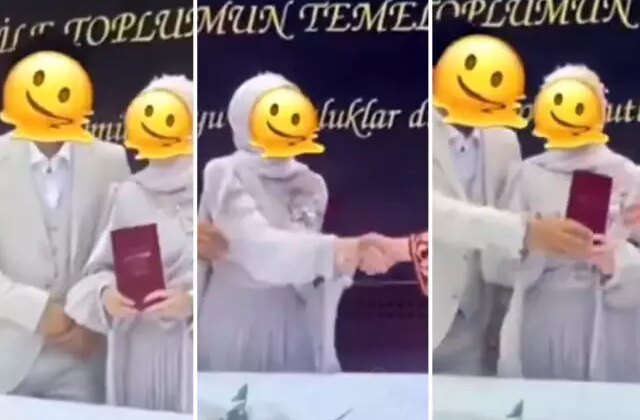 Gelinin nikahlarını kıyan kadın memura hareketi olay oldu: Çok saygısızca