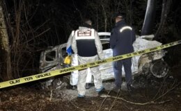 Genç sürücü araçta yanarak hayatını kaybetti