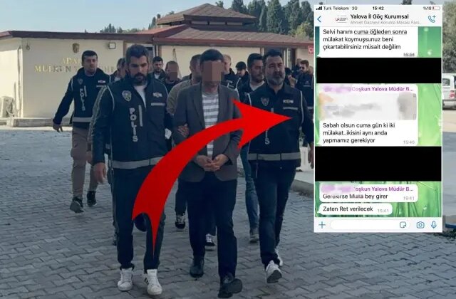 Görevden uzaklaştırılan il göç idaresi müdürünün mesajları ortaya çıktı