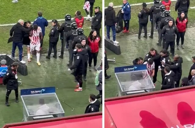 Görüntü Süper Lig’den! Maç bittiği gibi gözyaşları içinde soyunma odasına gitti