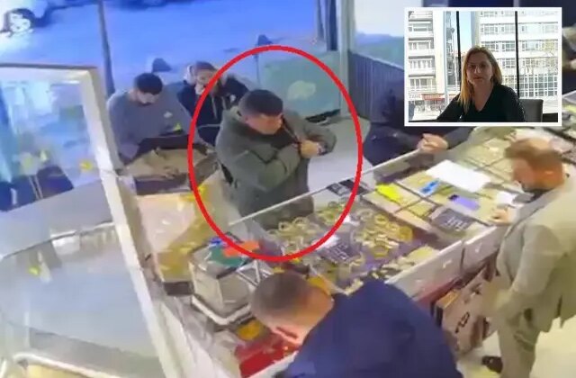Gülhan’ın cinayet şüphelisinin kuyumcuya altınları satarken görüntüleri ortaya çıktı