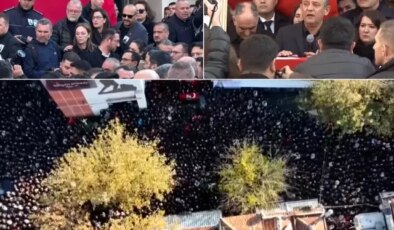 Gülşah Durbay son yolculuğuna uğurlanıyor! Özgür Özel ağlamaktan konuşamadı