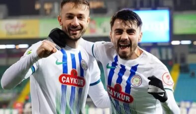 Halil Dervişoğlu 4 gol attı, Çaykur Rizespor, Gaziantep FK’yi beşledi