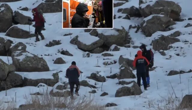 Hasandağı’nda mahsur kalan öğrenciler donma tehlikesi geçirdi, 50 kişilik ekip kurtardı
