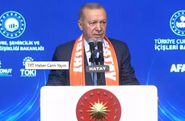 Hatay’da 455 bininci konut teslim töreni! Cumhurbaşkanı Erdoğan: Sözümüzü tutmanın onurunu yaşıyoruz