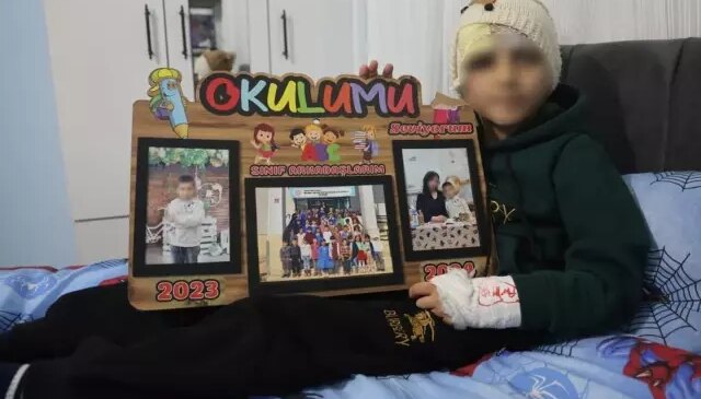 Hatay’da toprağa gömülü bulunan 10 yaşındaki Amir sağlığına kavuştu