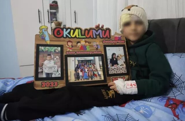 Hatay’da toprağa gömülü bulunan 10 yaşındaki Amir sağlığına kavuştu