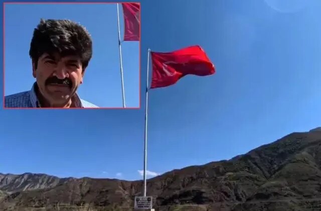 Her tepeyi bayrakla süsleyen adam! Lakabıyla dikkat çekiyor