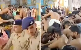 Hindistan’da tapınakta izdiham: 3 ton adak yemeği dakikalar içinde yağmalandı