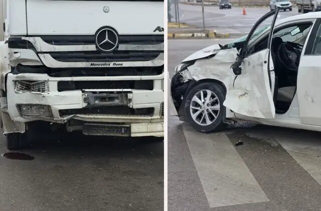 İçerisinde hakemlerin de bulunduğu otomobil, tır ile çarpıştı! Çok sayıda yaralı