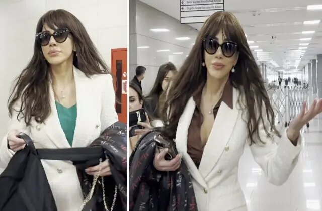 İfade vermek için adliyeye gelen Ela Rümeysa Cebeci, lavaboda kıyafetini değiştirdi