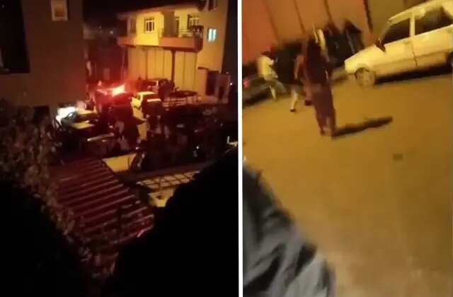 İki aile birbirine girdi, mahalle savaş alanına döndü: 1 ölü, 6 yaralı
