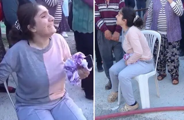 İki evladını yangında kaybeden annenin yürek yakan feryadı kamerada
