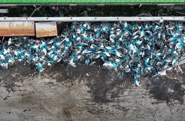 İSBİKE’nin bisikletleri kırılarak hurda haline getirildi