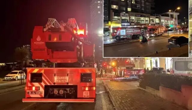İstanbul’da yangın paniği! Dumanlar büyün binayı sardı