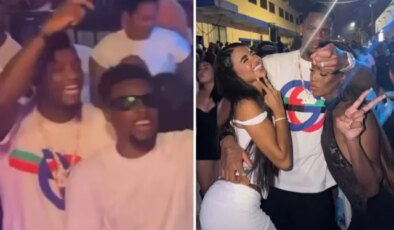 Jhon Duran Noel kutlamalarında