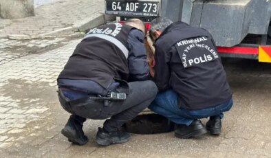 Kanalizasyonda cenin bulundu