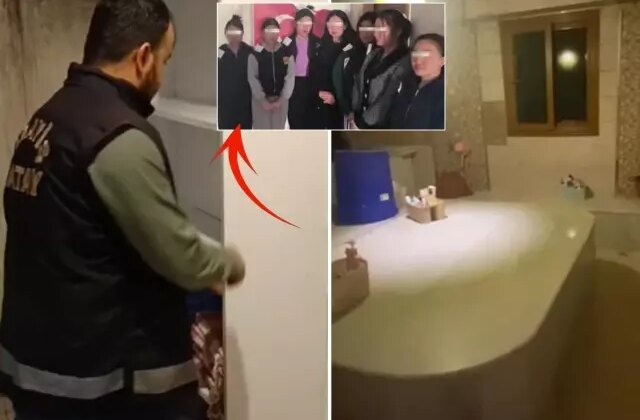 Kapağı açan polis, fuhuş için bekleyen 9 kadınla göz göze geldi