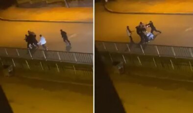 Karabük’te bir genç, 4 kişi tarafından acımasızca böyle darbedildi