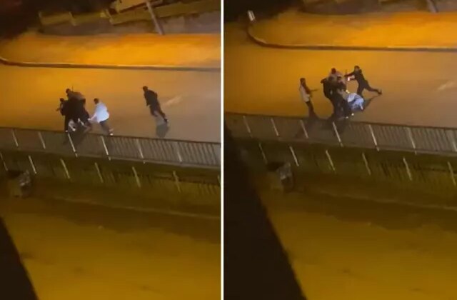 Karabük’te bir genç, 4 kişi tarafından acımasızca böyle darbedildi