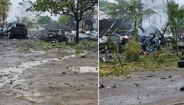 Karakolun önünde araç patladı! 3’ü polis 5 kişi feci şekilde can verdi