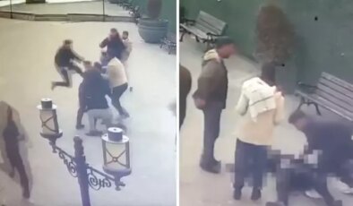Kavga değil meydan savaşı! İşte dehşet görüntüleri