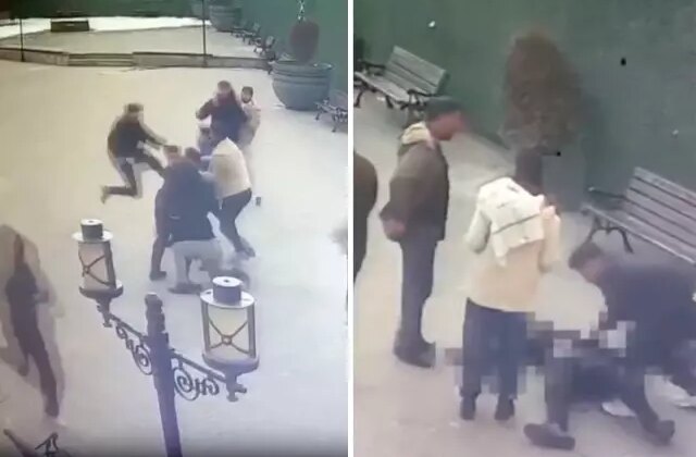 Kavga değil meydan savaşı! İşte dehşet görüntüleri