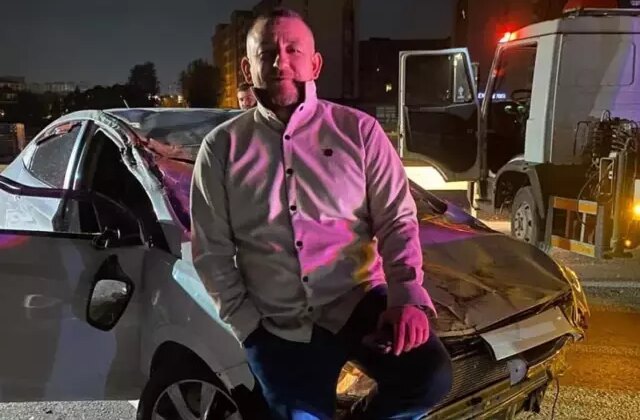 Kazadan yara almadan kurtuldu! Bu pozu verdi