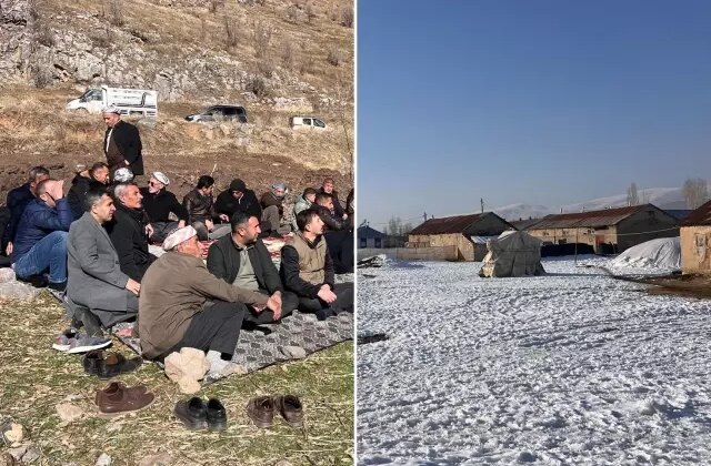 Kentin bir yanında bahar havası diğer yanında dondurucu soğuk hakim