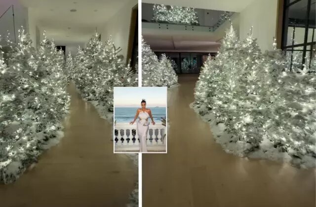 Kim Kardashian’ın noel süslemeleri tepki topladı: Gereksiz ve çok çirkin