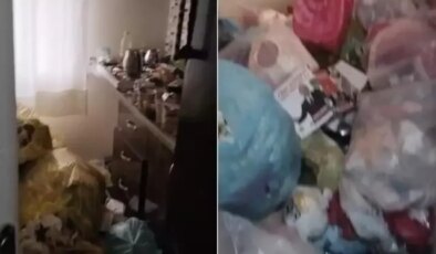 Kiraya verdiği dairesine çilingirle girdi! Gördükleri karşısında öylece kaldı