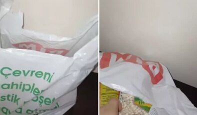 Kocasının marketten aldıklarını görünce çemkiren kadına büyük tepki var