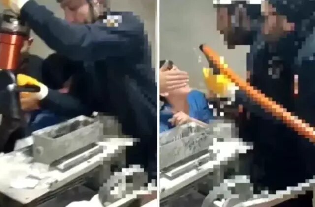 Kolu hamur makinesine sıkışan çocuğun imdadına itfaiye yetişti