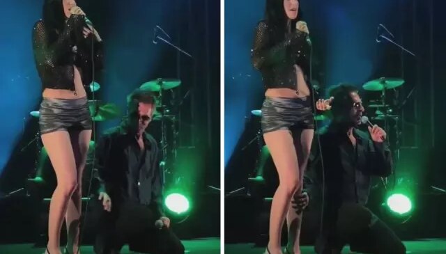 Konsere damga vuran an! Teoman şarkıyı unutup tek bir yere odaklandı