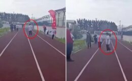 Koşu yarışında bitiş çizgisine yaklaşan özel çocuğun yaptığı hareket yürekleri ısıttı