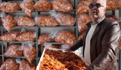 Köyüne kurduğu tesis ile ürünü 10 kat değerlendi! Çuval çuval ihraç ediyor