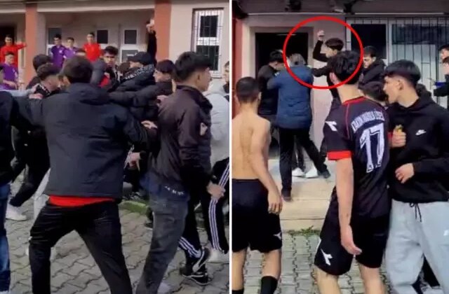 Küçücük çocuklar, öğretmenlerine tekme tokat saldırdı