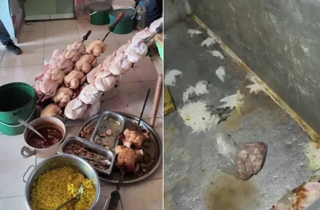 “Leş kokusu” gelen dönercide mide bulandıran görüntüler