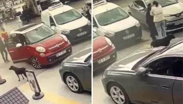 Maddi hasarlı kazanın kavgası büyük oldu