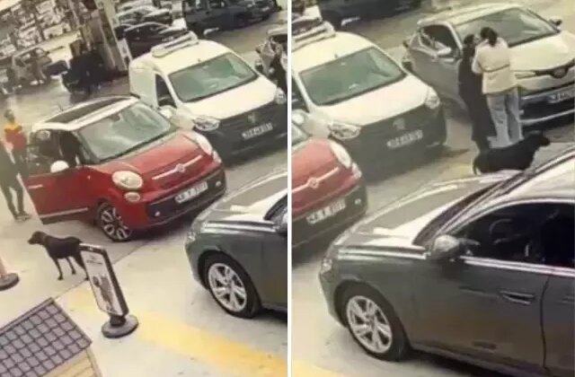 Maddi hasarlı kazanın kavgası büyük oldu