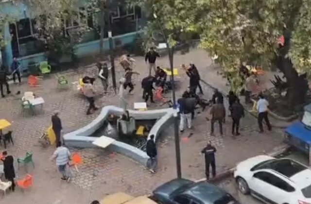 Manisa’da kahvede başlayan tartışma 80 kişilik kavgaya dönüştü