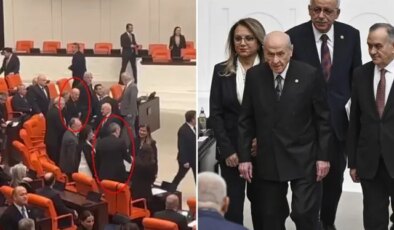 Meclis’teki bütçe maratonunun son gününe damga vuran an! Tokalaşmadılar