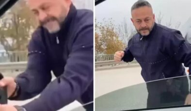 Meclis üyesini sıkıştırdı, aracına saldırıp hakaretler savurdu