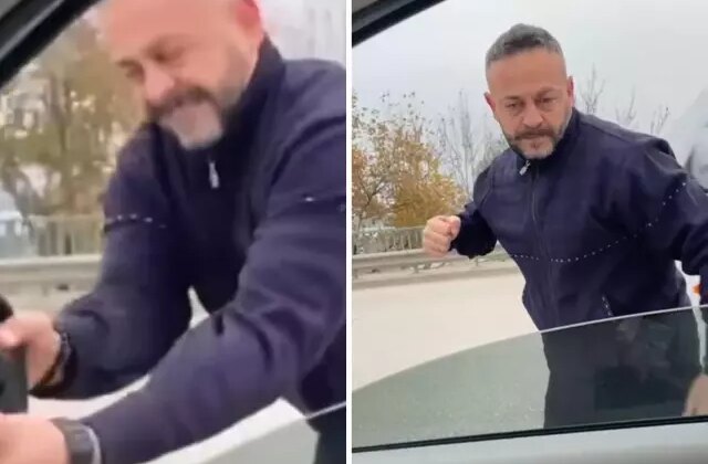 Meclis üyesini sıkıştırdı, aracına saldırıp hakaretler savurdu