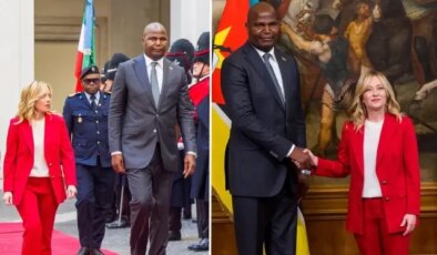 Meloni ve Mozambik Cumhurbaşkanı’nın boy farkı gündem oldu
